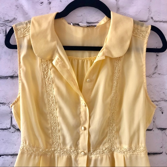 Forever 21 | Yellow Peplum Top - Picture 2 of 4
